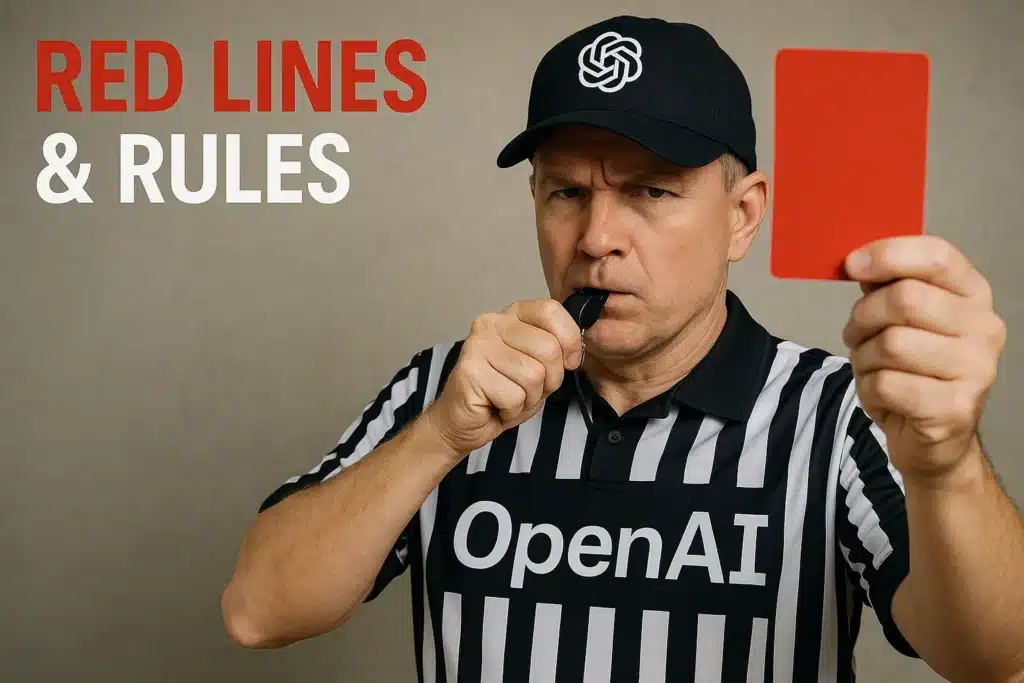 chatgpt red line توضیح خطوط قرمز